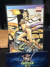 1993 Topps Star Wars Galaxy #83 Princess Leia Bret Blevins Series 1 picture