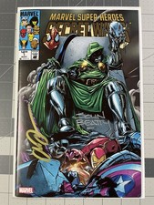 Marvel Super Heroes Secret Wars #1 Whatnot Exclusive NM double signed picture