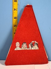Adorable Child's School Project Little Red Teepee Drawings & Sayings picture
