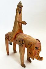 MEXICAN OAXACA WOOD MAN ELEPHANT ALEBRIJE MANUEL JIMENEZ RAMIREZ LA UNION STYLE picture
