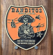 Bravo Co 127th ASB Banditos Iron Eagles Challenge Coin  1#36 picture