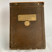 Vintage 1930's Radio and Television Institute RTI Training Repair Service Manual picture