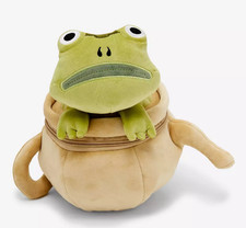 Makeup Bag: Over The Garden Wall Greg's Frog Teapot Plush Figural Green Brown picture