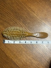 VTG Avon Natural Performance Flair Hair Brush 8” Butterscotch Nylon 1980’s picture
