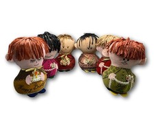 Vtg 1960s Western Union Dolly Gram Doll Lot of 6 Vermont Toy Farm Advertising picture