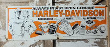 VINTAGE HARLEY DAVIDSON PORCELAIN SIGN RARE OLD 30