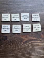 These are vintage London’s Farm Dairy employee milk tokens This is for One (1) picture