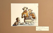 Vintage 1953 Original Borden’s Egg Nog Advertising Concept Art Elsie Cow NYC picture