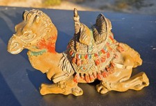 Antique Inkwell Figural Camel Circa 1890 - 1900 Judd Figural Camel Hand Painted picture