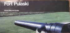 Fort Pulaski Official Map and Guide from the 1990s picture