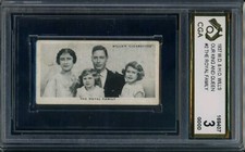 1937 W. O & H. O Wills Our King And Queen #2 Royal Family Graded CGA 3 Vintage picture
