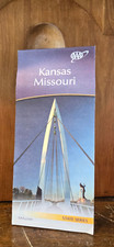 FOLDING MAP OF KANSAS, MISSOURI STATE SERIES / HUGE FOLDOUT 2012 picture