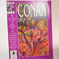 1987 Conan The Barbarian Conan Saga - Marvel Graphic Novel #6 Marvel Magazine picture