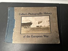 Colliers Photographic History European War WW1 Antique Book Military 1910s picture