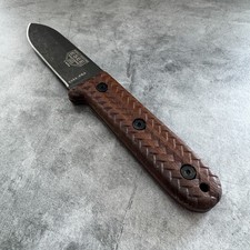 Nobleweave walnut handles scales compatible with ESEE PR4 knife picture