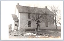 K43/ South Dakota Postcard RPPC c50s Gann Valley County Court House 91 picture