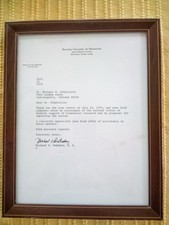 Dr. Michael DeBakey Prominent American Surgeon & Scientist Signed Letter 1974 picture