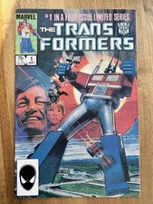 The Transformers #1 🔑 1st Optimus Prime 1st First Printing Marvel 1984 VF/NM 💎 picture