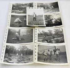 1950's Cleveland Ohio Fishing Camping Boating Original Vintage Rare Photographs picture