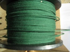 1920's Emerald Green Radio loop antenna wire, DeForest and more. 20AWG 100ft picture