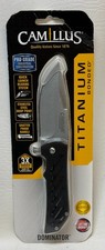 Camillus Dominator Titanium Bonded Folding Pocket Knife 19396 - BRAND NEW picture