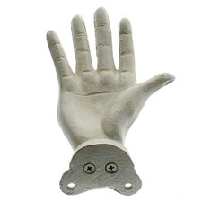 HomArt Wall Mounted Cast Iron Open Hand - Right - Antique White picture