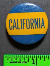Vintage California College University Pinback Pin picture