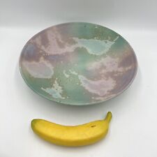Tony Evans Raku Pottery Ceramic Centerpiece Bowl  Dish Plate Charger Signed 12” picture