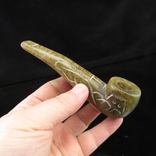 China old  jade,noble collection,collectibles,rare Smoking pipe K(639) picture