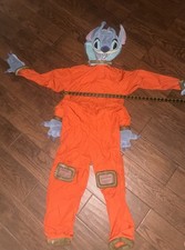 Vintage Disney Store Tag Lilo & Stitch Space Costume Large 11 12 One piece Alien picture
