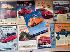 INTERNATIONAL TRUCKS Harvester Lot 9 Vintage PRINT ADS 1937 1939 1940 1941 1944 picture