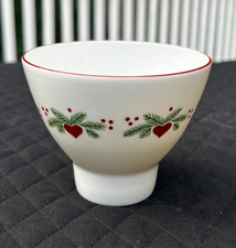 Porsgrund Hearts & Pines  Rice Bowl Dish Christmas Octavia picture