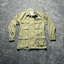 Vintage US Army OG-107 Jungle Fatigue Jacket Military LC-1 Ripstop Small Regular picture