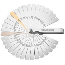 Feeler Gauge Set Stainless Steel Thickness Gauge 32 Blades 0.04-0.88 mm picture