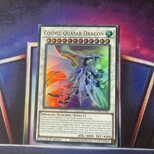 Yu-Gi-Oh TCG Cosmic Quasar Dragon DUNE-EN037 Duelist Nexus 1st Foil UR picture