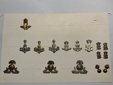 14x British Army Cap Badges Lot Green Howards Fusiliers 19th 20th C Gaunt Bent picture