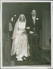 1930 Lady Hermoine Lytton Married To Cameron Cobbold Knebworth Royalty Photo 6x8 picture