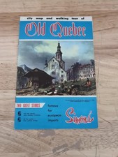 Vtg Old Quebec City Map Walking Tour Simons Store Booklet Travel Guide Canada picture