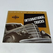 1939 International Harvester Trucks Sales Catalog D-2 D-15 D-30 D-50 IH Brochure picture