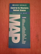 Vintage 1993 Rand McNally Central & Western United States Regional Map picture