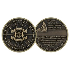 Blue Nose Arctic Circle Challenge Coin CC-2154 picture