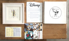 1994 DISNEY TREASURES CRUELLA DE VIL 101 DALMATIONS FRAMED ETCHING IN BOX W/ COA picture
