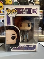 Funko Marvel Jessica Jones Pop Vinyl Bobblehead Figure #162 W/Protector Box DMG picture