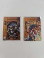 1996 Marvel OverPower Hillshire Farms Promo Scarlet Spider Rhino 2 Card Lot picture