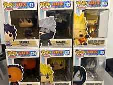 Funko Pop Naruto Shippuden Lot of 6 Vinyl Boxed Sasuke Kakashi Naruto #72 picture