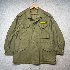 Vintage M 51 Field Jacket OG107 Men’s Size Large US Army Patch 50s picture