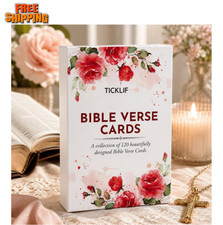 Bible Verse Cards – 120 Scripture Prayer Cards with KJV Bible Verses, Encoura... picture