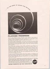 NASA 1962 Vintage Print Ad Planned Progress Gemini Apollo Space Program picture