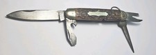 Vintage A.W. Wadsworth  & Son  Germany Four Blade Folding Pocket Scout Knife picture