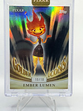 Topps 2025 Disney Pixar Elemental Golden Icons Ember Lumen GI-93 10/10 picture